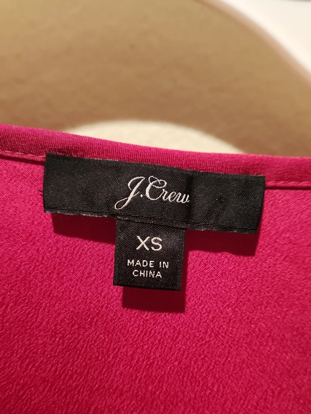 ❤️ J CREW LONG-SLEEVE RUFLE-FRONT TOP IN SATIN CREPE, XS